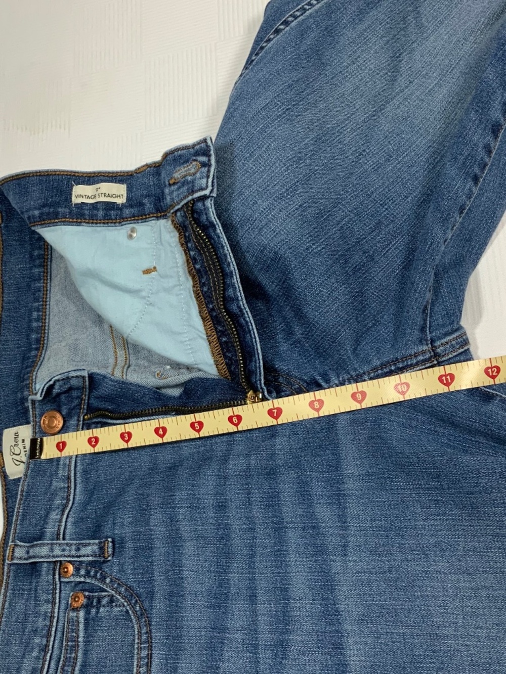 J.Crew 9" Vintage Straight Ankle Jeans - Size 30 - Picture 6 of 12